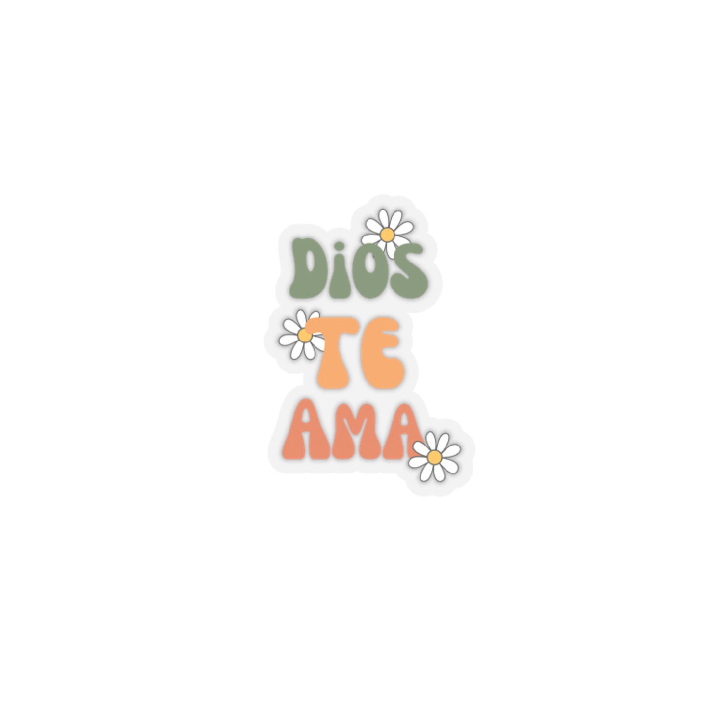 Dios te Ama Stickers